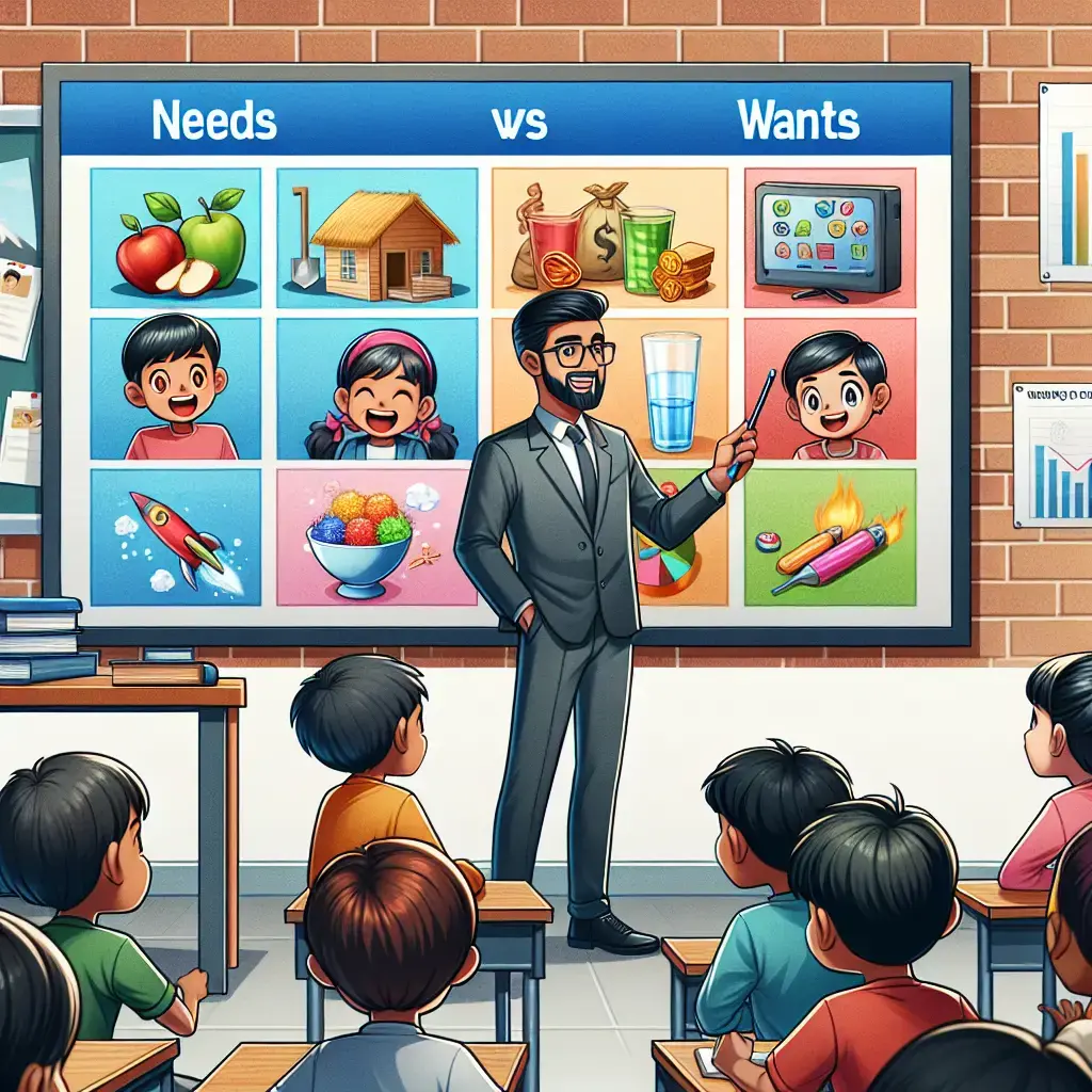 Teaching Kids About Needs Versus Wants